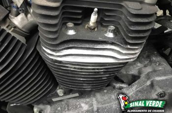 Restauração de bloco de Motor de Moto em ferro fundido, aço inox, alumínio